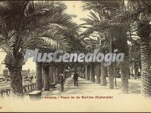 Ver fotos antiguas de Paseos de ALICANTE