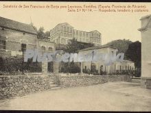 Sanatorio de san francisco de borja para leprosos, fontilles (alicante)