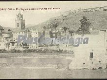 Rio segura desde el puente de levante, orihuela (alicante)