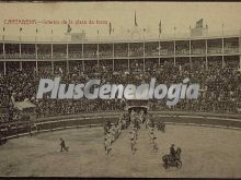 Interior de la plaza de toros. cartagena (murcia)