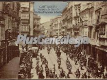 Puertas de murcia. desfile del regimiento de sevilla. cartagena (murcia)