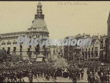 Desfile del regimiento de sevilla. cartagena (murcia)