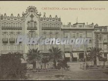 Casa maestre y banco de cartagena, cartagena (murcia)