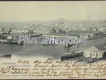 El puerto y arsenal, cartagena (murcia)