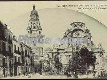 Torre y portada de la catedral, murcia