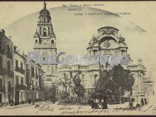 Torre y portada de la catedral, murcia