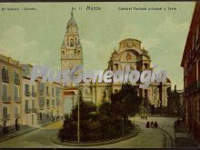 Catedral fachada principal y torre, murcia