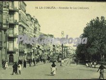 Avenida de los cantones en la coruña