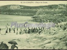 Playa de orzán en la coruña