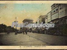 Avenida de los cantones en la coruña