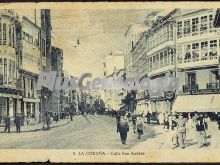 Calle de san andrés en la coruña