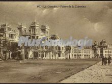 Paseo de la dársena en la coruña