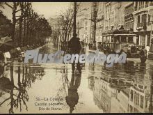 Calle cantón pequeño. la coruña (día de lluvia)