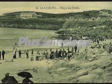 Playa de orzán en la coruña