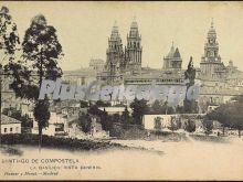 Vista general de la basílica de santiago de compostela