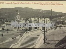 Vista panorámica de la exposición de santiago de compostela