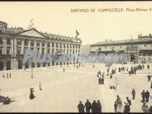 Plaza alfonso xii de santiago de compostela