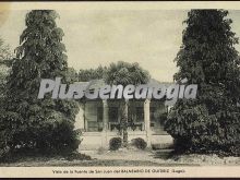 Vista de la fuente de san juan del balneario, guitiriz (lugo)