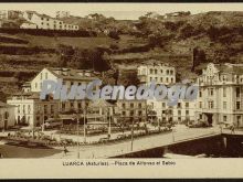 Plaza de alfonso el sabio, luarca (asturias)