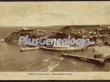 Vista desde el mar, luarca (asturias)