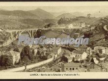 Barrio de la estación y viaducto, luarca (asturias)