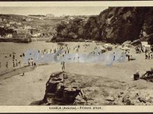 Primera playa de baños, luarca (asturias)