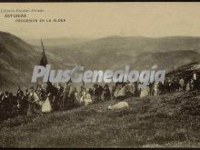 Procesión en la aldea, oviedo