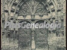 Catedral puerta principal, oviedo (asturias)