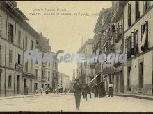 Calles de argüelles y jovellanos, oviedo (asturias)