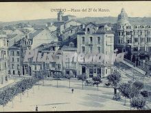 Plaza del 27 de marzo, oviedo (asturias)