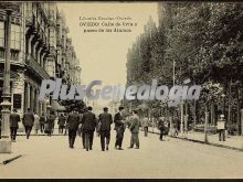 Calle de uría y paseo de los álamos, oviedo (asturias)