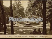 Campo san francisco. fuente de las ranas, oviedo