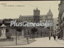 Plaza y universidad, oviedo (asturias)