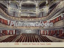 Interior del teatro de palacio valdés, avilés (asturias)