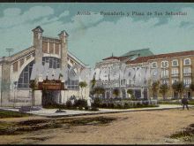 Pescaderia y plaza de san sebastián, avilés (asturias)