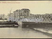 Puente de san sebastian, avilés (asturias)