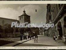 Calle jose antonio primo de rivera e iglesia de san nicolás, avilés (asturias)