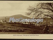 Vista general desde san roque, navía (asturias)