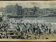 Playa de san lorenzo, gijón (asturias)