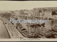 Vista general del muelle, gijón (asturias)