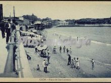 Playa de san lorenzo, gijón (asturias)