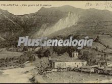 Vista general del monasterio, villanueva (asturias)