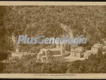 Vista general del santuario, covadonga (asturias)