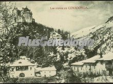 Las nieves en covadonga, asturias.