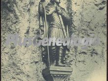 Estatua de don pelayo, covadonga (asturias)