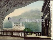 Vista de la cueva, covadonga (asturias)