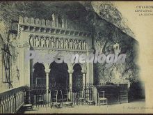 Santuario en la cueva, covadonga (asturias)