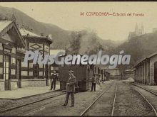 Estación del tranvía, covadonga (asturias)