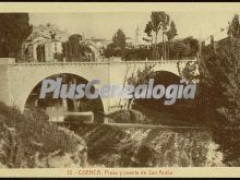 Presa y puente de san antón de cuenca