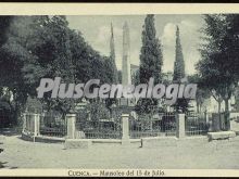 Mausoleo del 15 de julio de cuenca